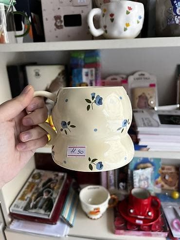 Fincanlar, rəng - Bej, Keramika, 1 əd