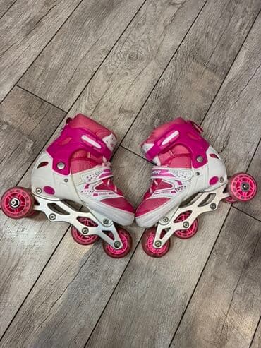 ролики квады в бишкеке: Uşaq üçün tənzimlənən roliklər – Power markası - Rəng: çəhrayı/ağ - — 2