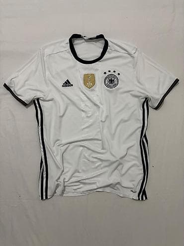 Futbolka, Adidas, L, rəng - Ağ