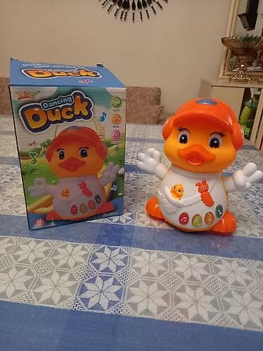 Dancing Duck interaktiv oyuncağı - Rəngarəng işıqlar, musiqi və rəqs — 1