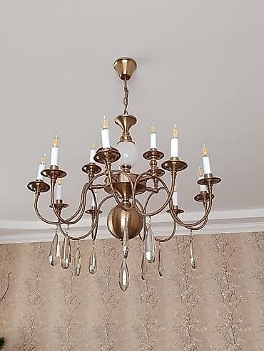samdamlar: Çılçıraq, 10 və daha çox lampa, Metal — 2