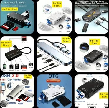 toy çantasi: Çoxfunksiyalı KART OXUYUCU ADAPTERİ. SD, TF, CF kartları, eləcə də — 1