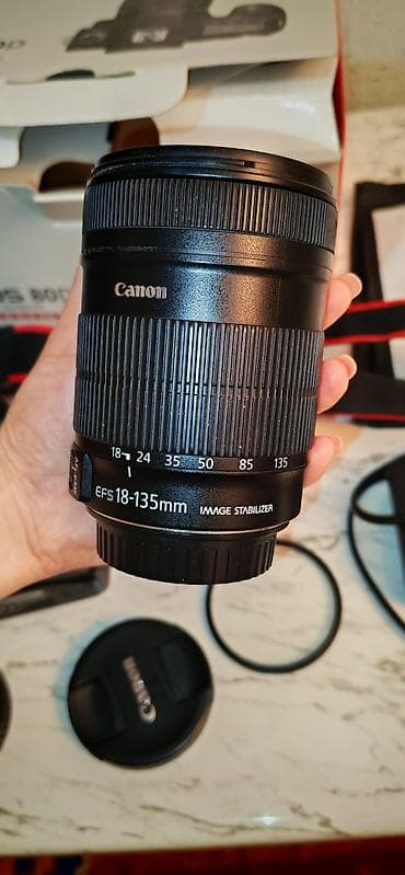 Fotokameralar: 📸 Canon EOS 80D + 18-135mm Lens 🔹 38K probek 🔹 İdeal vəziyyətdə 🔹 — 6