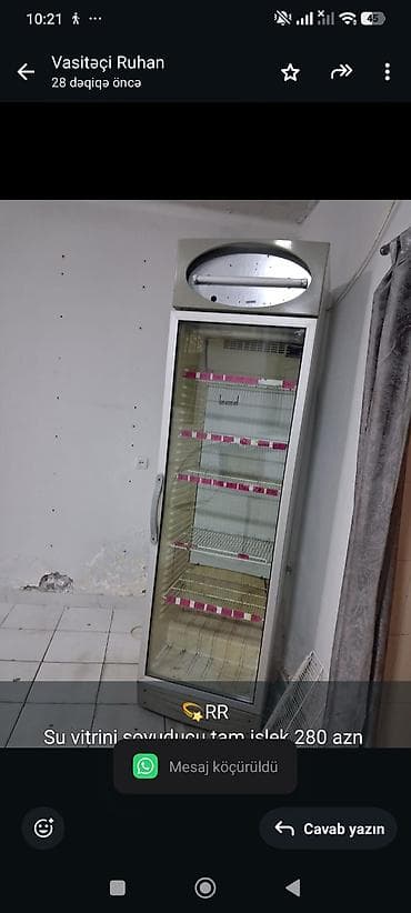 https:promo.bizon.az: 💫RR
Su vitrini soyuducu tam işlek 280 azn 
Unvan Bineqedi — 1