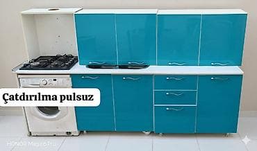 Офисная мебель на заказ: *Mətbəx mebeli 320₼* Qaz moyka daxil ölçü 2.50 çatdırılma pulsuz — 1