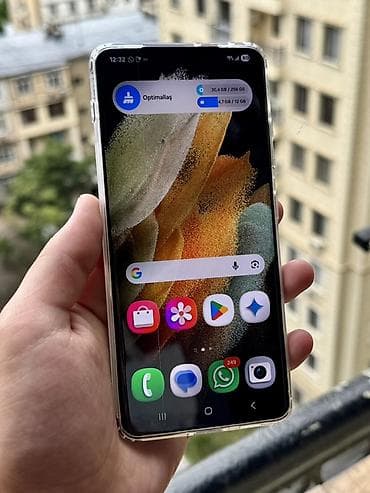 qara çanta: Samsung Galaxy S21 Ultra 5G, 256 GB, rəng - Qara, Simsiz şarj — 2