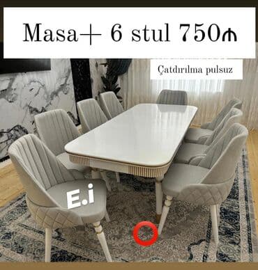 Qonaq otağı üçün, Yeni, 6 stul