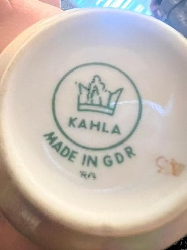 Qab-qacaq və mətbəx ləvazimatları: Çay dəsti, rəng - Ağ, Farfor, Madonna, 6 nəfərlik, Almaniya — 2