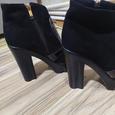 brend qadin ayaqqabilari: Ölçü: 37.5, rəng - Qara, İşlənmiş — 4