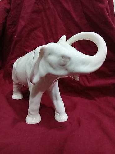 Fiqur, Keramika, rəng - Ağ