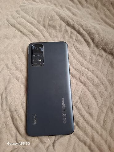 xiaomi mi11 t: Redmi Note 11, 128 GB, rəng - Qara, Qırıq — 1