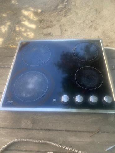 soba silver: Zanussi firmasına məxsus 4 gözlü şüşə-keramika elektrik plitəsi — 2