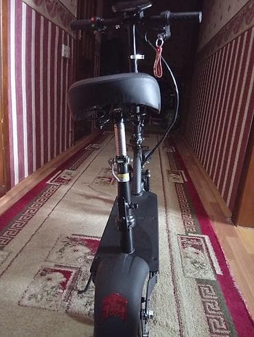 Elektrik nəqliyyatı: Elektrikli skuter – oturacaqla - Güclü ön LED far və arxa reflektor – — 3