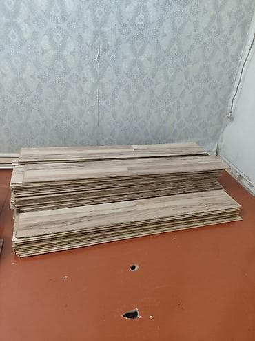 kendir: Laminat döşəmə taxtaları – açıq palıd/yağlı ağac teksturası.25 kv var — 4