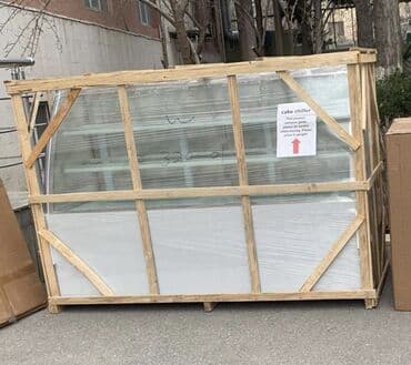 Konditer vitrin-soyuducu (cake chiller) - Şüşə vitrinli, ön hissəsi