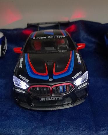 Ovçuluq və balıqçılıq: BMW M8 GTE 1/24 ölçü Təzədi satıram bir çox özəlliy işıqlarısəs — 3