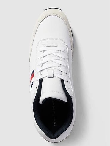 кросовки: Tommy Hilfiger kişi krossovkaları – retro qaçış tərzində klassik ağ — 3
