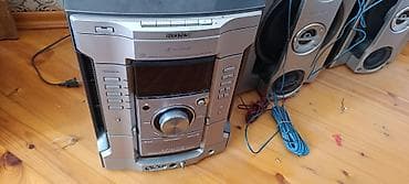 sony усилитель: Musiqi mərkəzi Sony. İşlək vəziyyətdədir çox mohkəm səsi var.550watt — 2