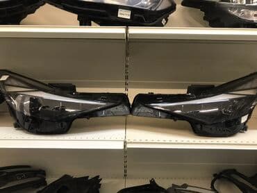 s150 fara: Qara rəngli, LED işıqları olan iki ədəd avtomobil farası. Farlar — 4