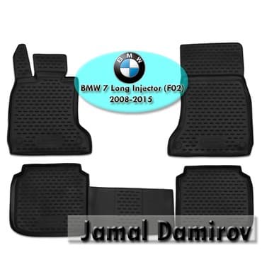 monitor masin ucun: Bmw 7 long injector (f02) 2008-2015 üçün poliuretan ayaqaltilar — 1