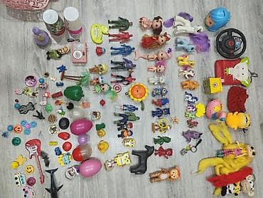 комплект: Uşaq oyuncaqları qarışıq dəst - Müxtəlif fiqurlar və miniatürlər — 2