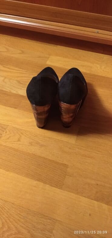 босоножки на тракторной подошве с каблуком: Tuflilər, Ölçü: 39, Yeni — 8
