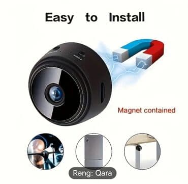 Fotokameralar: Mini müşahidə kamerası Təhlükəsizlik kamerası Ev və ofislər üçün mini — 6