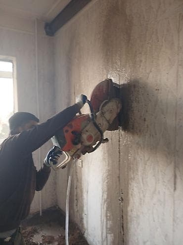 ağ qapı: Beton və daş kəsimi xidməti - Armaturlu beton, kolon, tavan və — 10