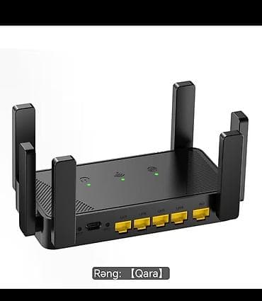 xiaomi mi note 2: Wi‑Fi router – rəng: qara Xüsusiyyətlər: - 4 ədəd xarici antena — 1