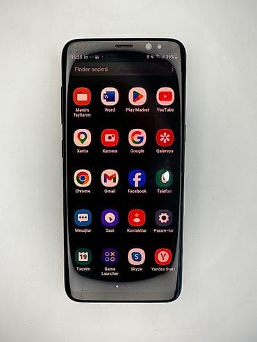 самсунг s8: Samsung Galaxy S8, 64 GB, rəng - Qara, İki sim kartlı — 5