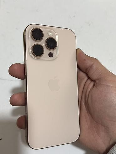 iphone 8 plus ekranı: IPhone 16 Pro, 128 GB, Desert Titanium, Simsiz şarj, Face ID — 1