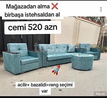 ev əşyalar: Yeni, Klassik divan, Qonaq otağı üçün, Açılmayan — 1