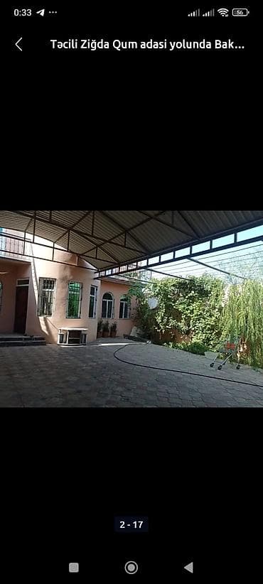 sumqayit 18 mikrorayon: Zığ qəs. 5 otaqlı, 180 kv. m, Kredit var, Orta təmir — 5