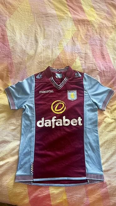Aston Villa futbol köynəyi – orijinal Macron “Technical Sportswear” — 1