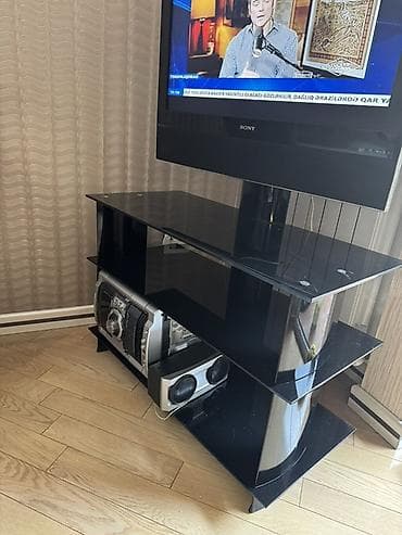 polkalar: Düz TV altlığı, Polkalı, Şüşəli — 2