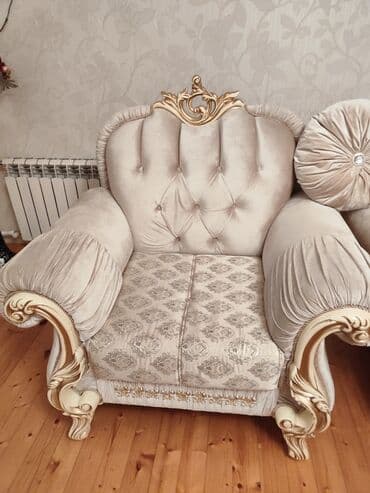 bosqab desti: İşlənmiş, Klassik divan, 2 kreslo — 2