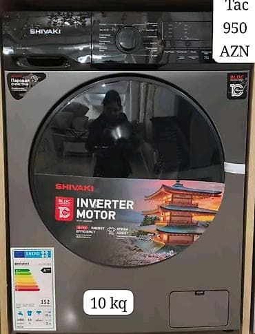 irşad iphone 11 pro max: Paltaryuyan maşın Midea, 8 kq, Avtomat, Qurutmasız, Kredit var, Rayonlara çatdırılma — 3