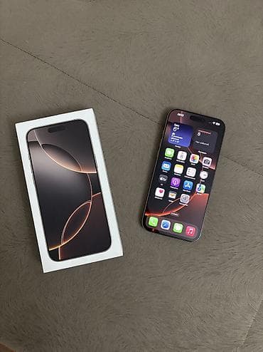 ucuz ipone: IPhone 16 Pro Max, 512 GB, Desert Titanium, Barmaq izi, Simsiz şarj, Face ID — 6