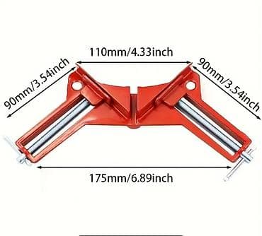 silikon tapanca kley: Məhsul: 90° künc sıxac dəsti – 4 ədəd (qırmızı) Təsvir: - 90 dərəcə — 2