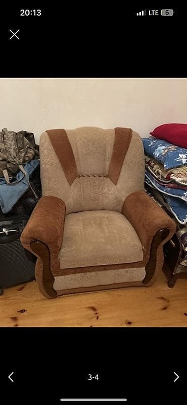 Kreslo, Vеlur parça