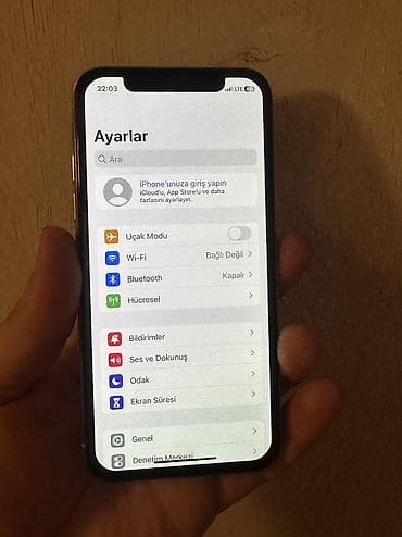 iphone x telefon: IPhone X, 64 GB, Ağ — 9