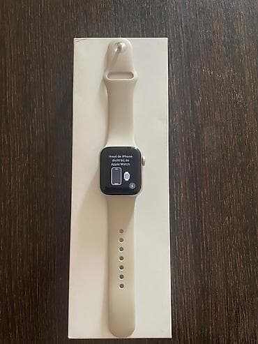smart whatch: İşlənmiş, Smart saat, Apple, Suya davamlı, rəng - Bej — 1