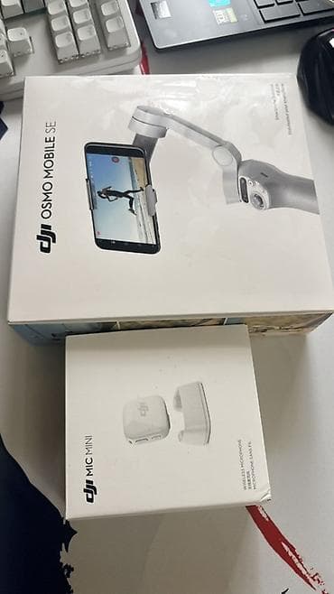 Kompüter, noutbuk və planşetlər: DJI Osmo Mobile SE + DJI Mic Mini dəsti Məhsul tərkibi: - DJI Osmo — 1