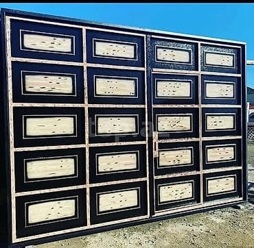 Metal darvaza və qapı istehsalı - Material: qalın profil və polad
