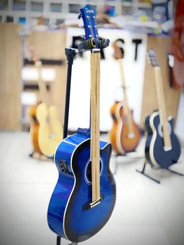 gitara cantasi: Akustik gitara elektron "Tayste T-401+17A EQ Blue🔵" Ekvalazerli — 1