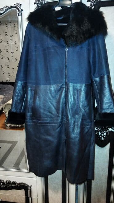 женские кожаные косухи: Пальто, XL — 2