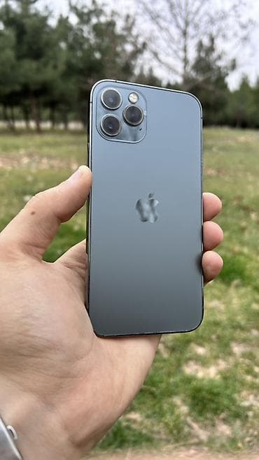 iphone 6 barter: IPhone 12 Pro, 128 GB, Sierra Blue, Zəmanət, Simsiz şarj, Face ID — 1