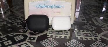 алиса купить в баку: AirPods PRO + Case(Qutusu) (İKİNCİ ƏL) " 1 həftə alınıb " Adabdur ✅(öz — 7