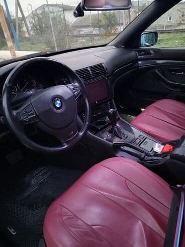 bmw 3 серия 318ci at: BMW 5 Series (E39) sedan – M paket tərzində - Kuzov: qara rəng, 4 — 5
