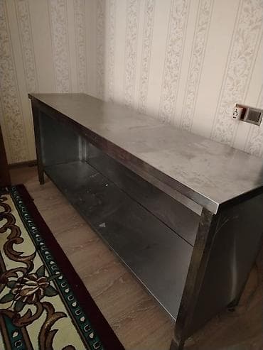 Paslanmayan poladdan iş masası (sənaye tipli) - Material: AISI tipli — 5